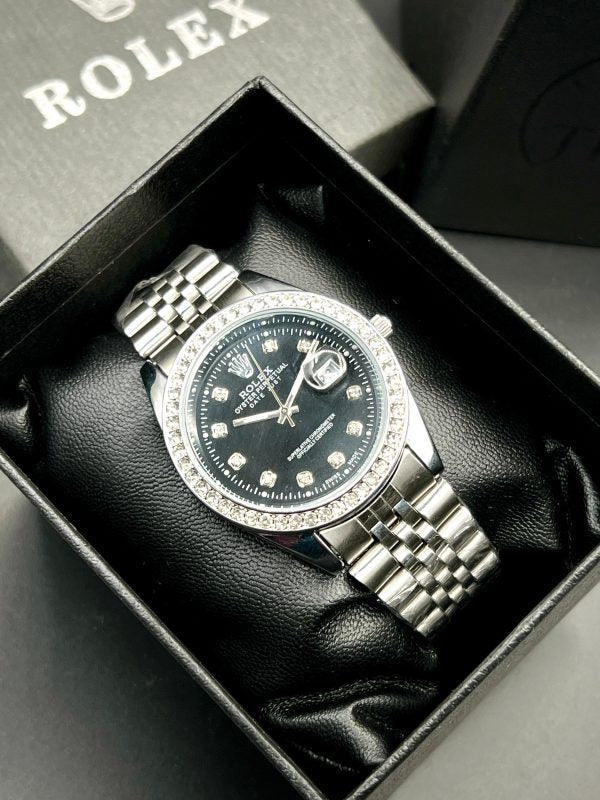 Aa1 Rolex Quartz Stylish Stone Watch