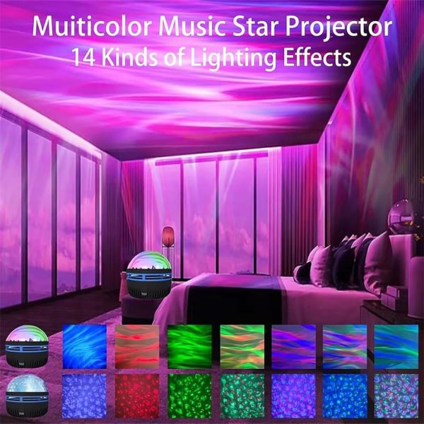 Led Starry Galaxy Projector Night Light